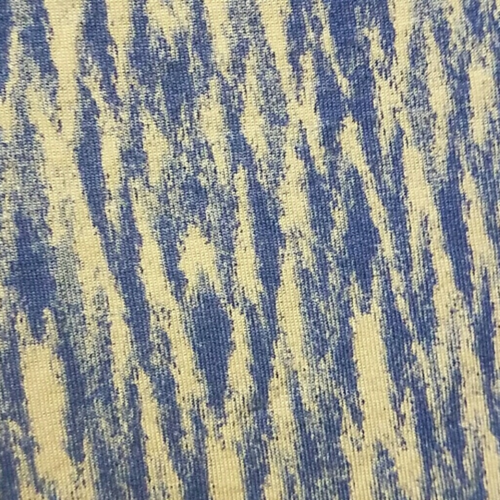 Fun and cute blue and white crop top